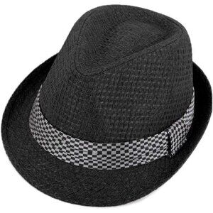 Unisex Short Brim Fedora -Hats for Men & Women + Straw Fedora Hats, Mesh Hats